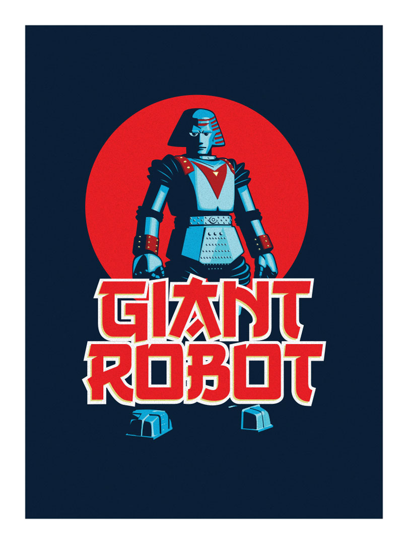 Giant Robot Poster Design