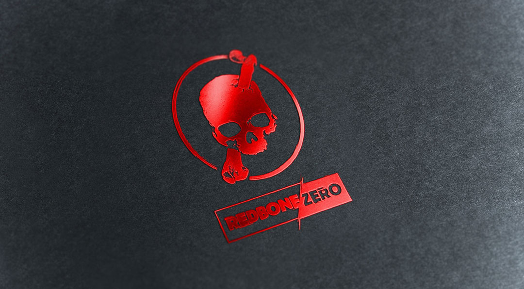 Redbone Zero Logo Design Mockup